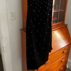 Formal Black One Shoulder Sequin Dress